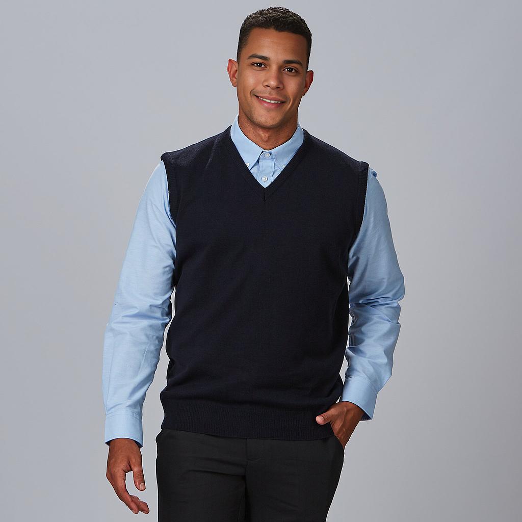 100800-104 - CHALECO CAMARERO MARINO