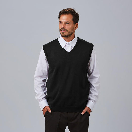 102200-001 - CHALECO PICO HOMBRE NEGRO