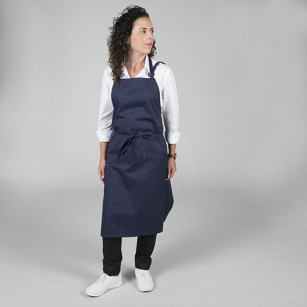 116000-104 - DELANTAL CON PETO SARGA 90X75 CM MARINO