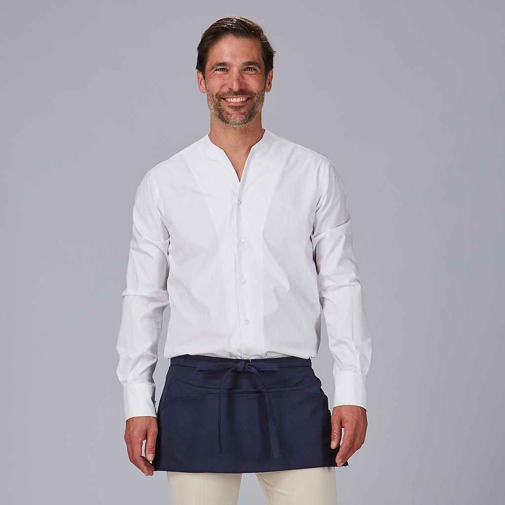 120600-596 - DELANTAL CORTO BOL. 30X60 CM SARGA POLIESTER AZUL NAVY