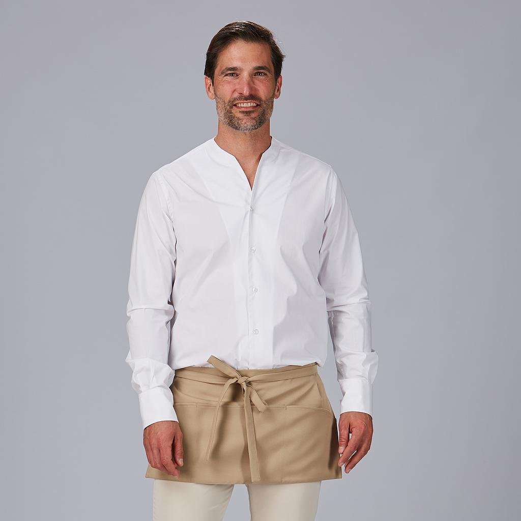 120600-597 - DELANTAL CORTO BOL. 30X60 CM SARGA POLIESTER ARENA