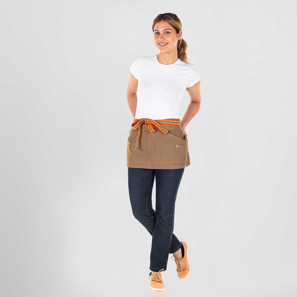 148100-823 - DELANTAL CORTO SAHARA 30X55 CM (tiras aparte ref.3305) ARENA