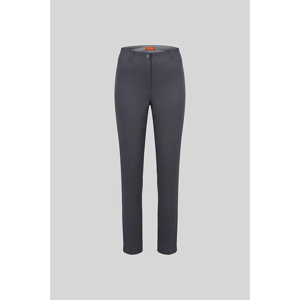 158116-05 - PANTALÓN PITILLO TIRO MEDIO S/BOLSILLOS MUJER ALABAMA GRIS