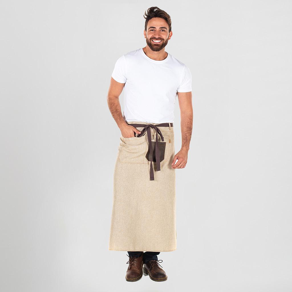 177200-110 - DELANTAL FRANCES ATACAMA 89X92 CM BEIGE