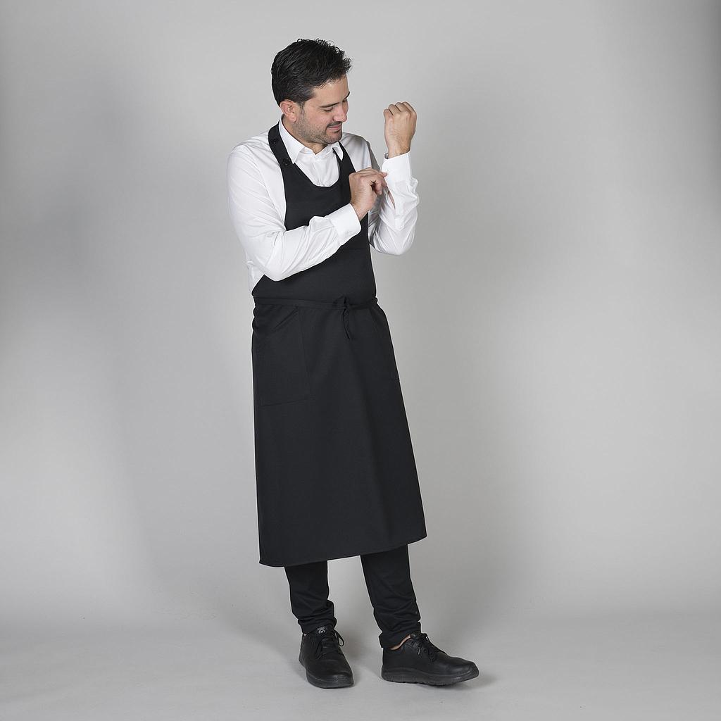 180000-001 - DELANTAL SOMMELIER 110X85 CM NEGRO