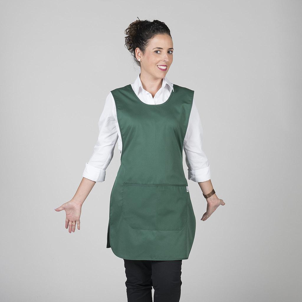 202000-118 - CASULLA SARGA CON BOLSILLO VERDE BOTELLA