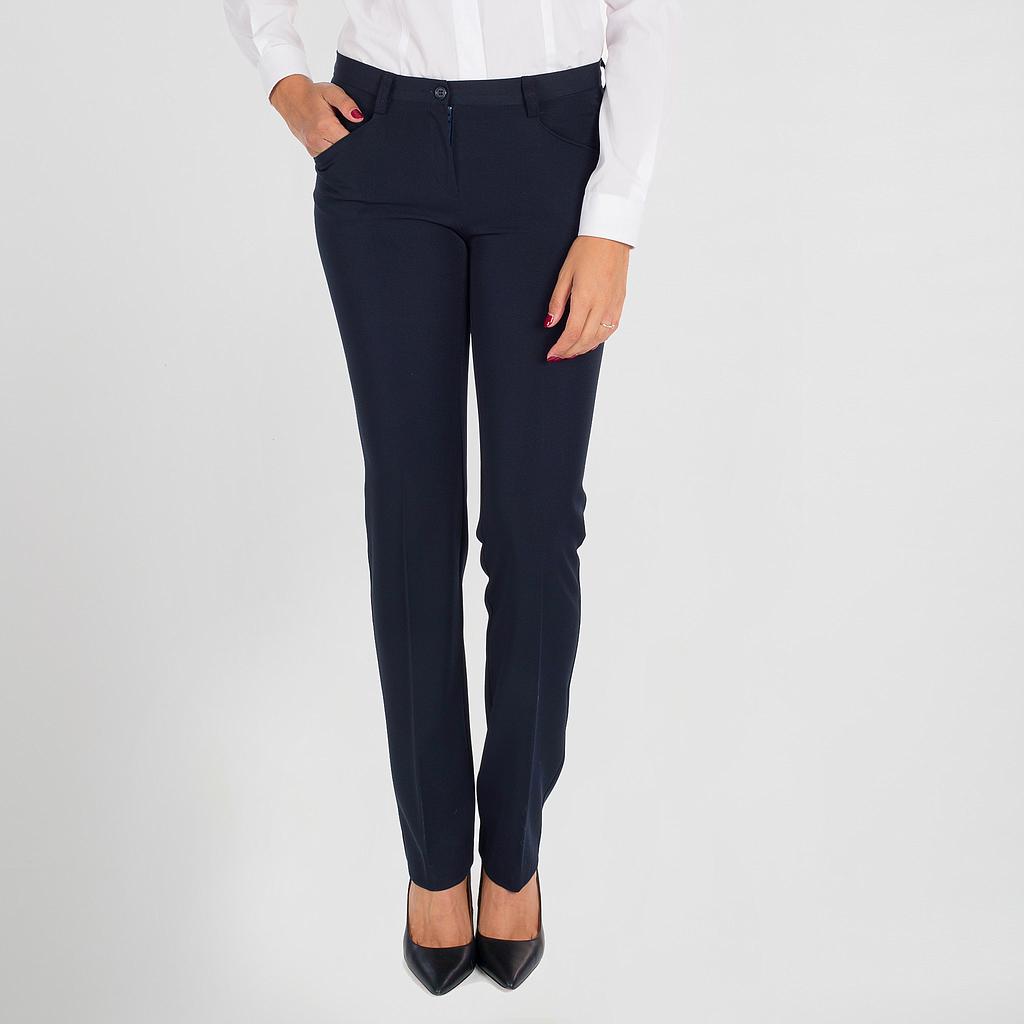 203500-104 - PANTALON MUJER BIOELASTIC CON BOLSILLOS MARINO