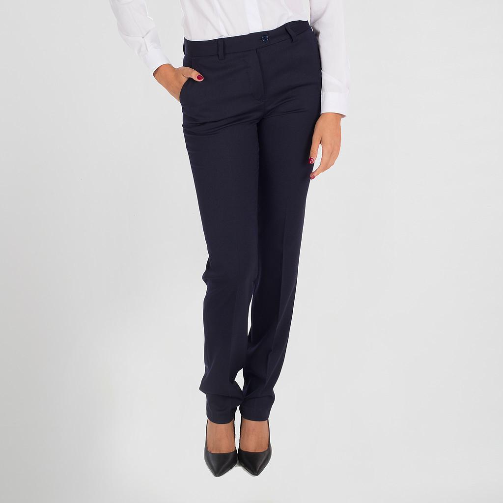 205200-104 - PANTALON MUJER CON BOLSILLOS CONFORT MARINO