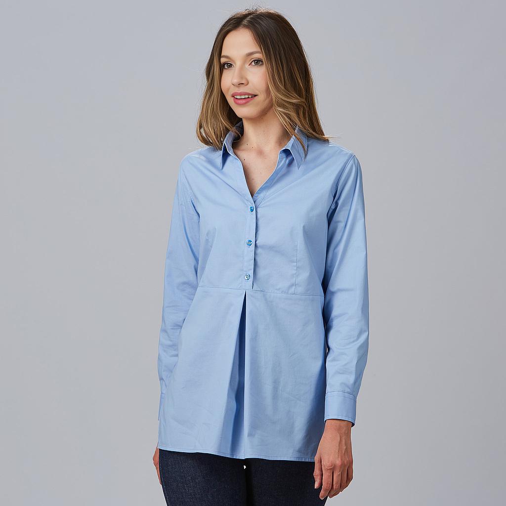 240015-107 - CAMISA MUJER MANGA ROLL UP LIVIA CELESTE