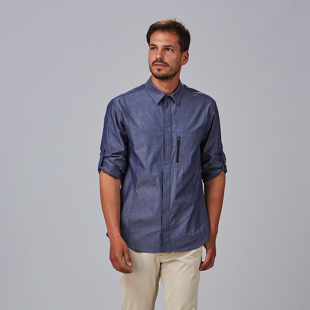 260022-104 - CAMISA HOMBRE CREMALLERAS SLIM FIT FABIO