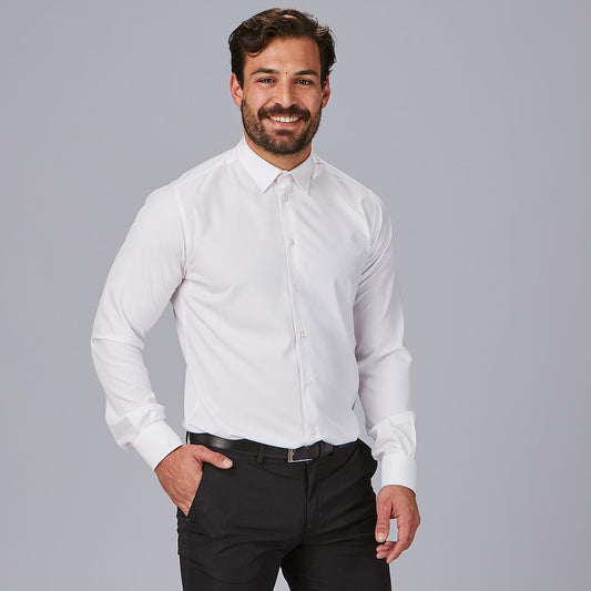 260034-101 - CAMISA HOMBRE SLIM FIT GABRIEL BLANCO