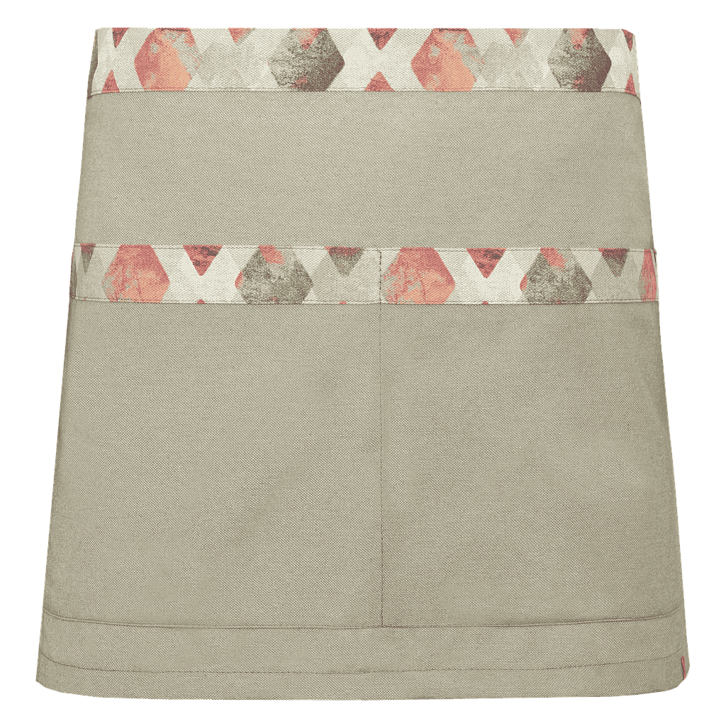292314-146 - DELANTAL CORTO DIAMOND BEIGE C/ROSA