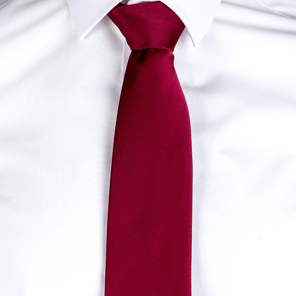 321000-112 - CORBATA S/NUDO BURDEOS