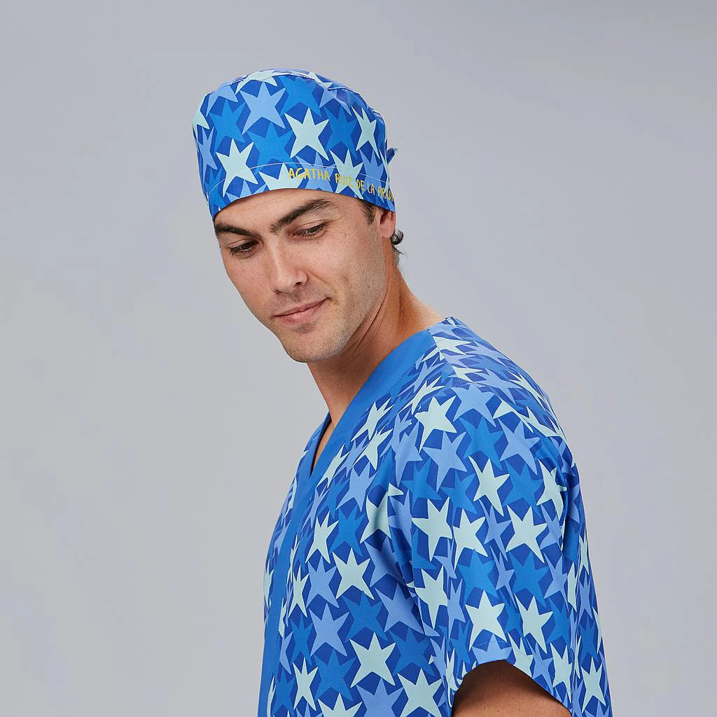 400007-5152 - GORRO CIRUJANO TIRAS AGATHA COMETA AZUL