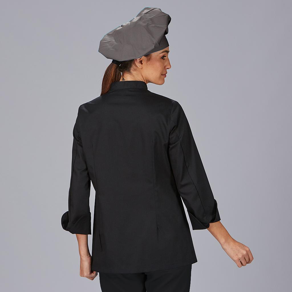 400014-598 - GORRO GRAN CHEF VELCRO SARGA POLIESTER CENIZA