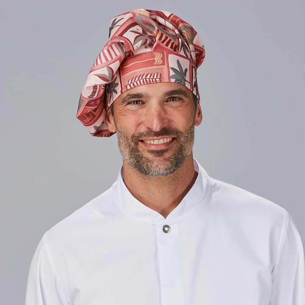 400019-5166 - GORRO GRAN CHEF ALGODON ESTAMPADO CUBA