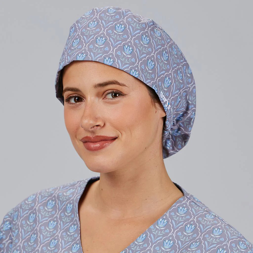 400022-2917 - GORRO CIRUJANO GOMA TULIPANES