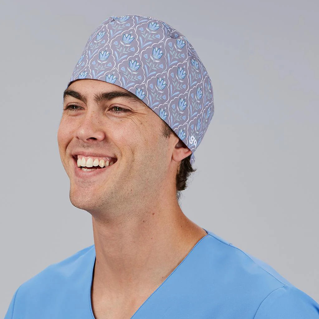 400023-2917 - GORRO CIRUJANO TIRAS TULIPANES