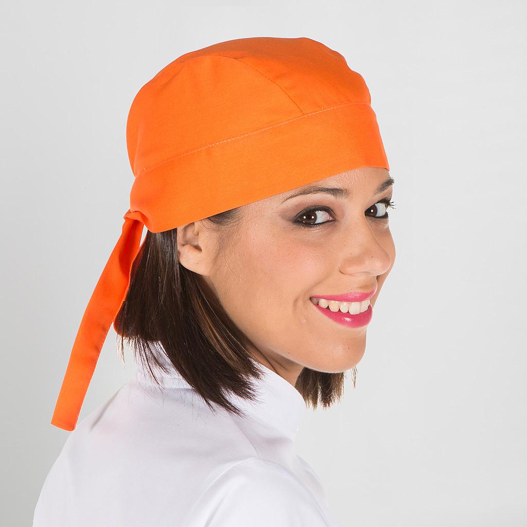447100-116 - GORRO PIRATA LISO NARANJA