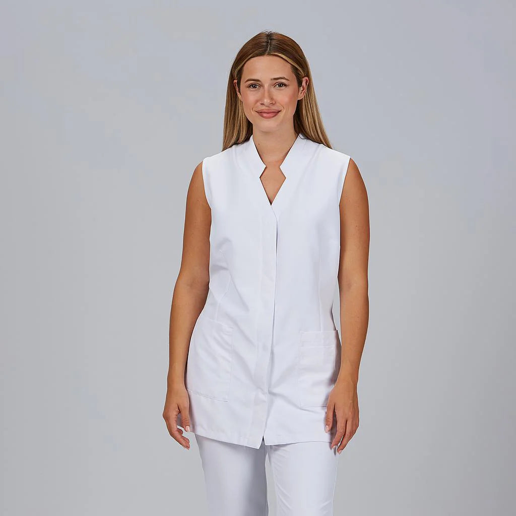500031-101 - BATA MUJER S/MANGA ZOE BLANCO