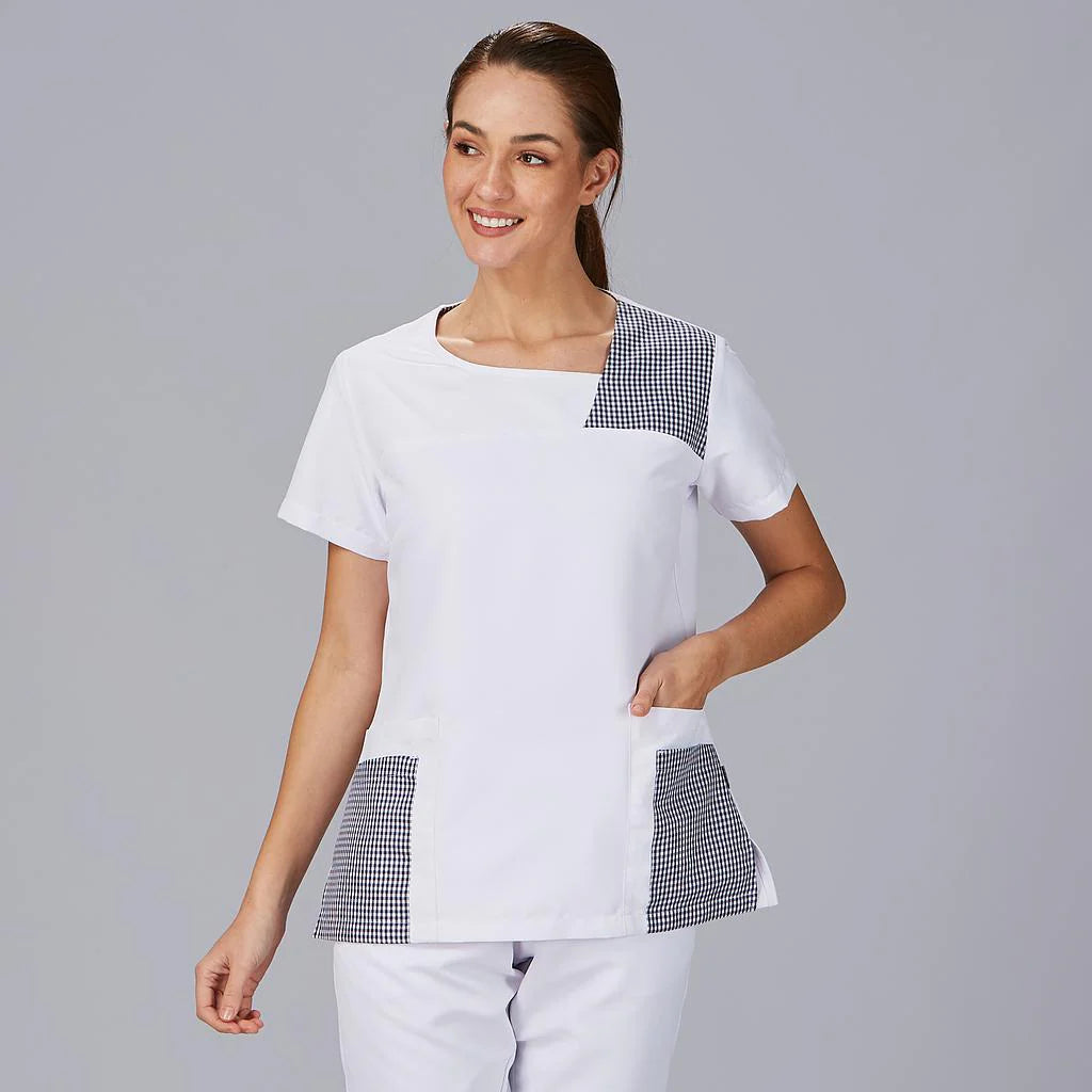 600062-101 - BLUSA MUJER CERRADA COMBI NAVAS