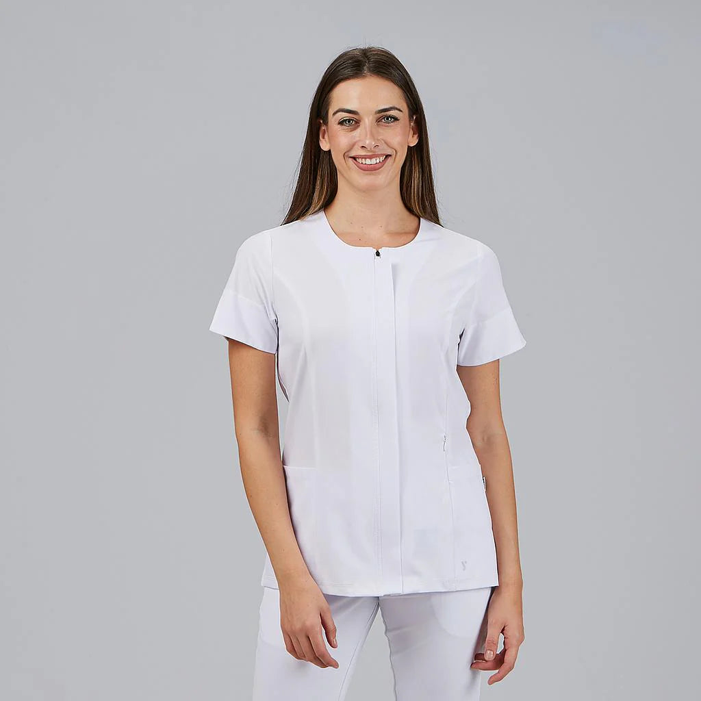 600082-101 - BLUSA MUJER ESCOTE CAJA M/C JANA BLANCO