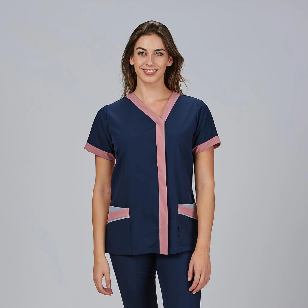 600097-104 - BLUSA MUJER BOTON OCULTO CASSANDRA MARINO