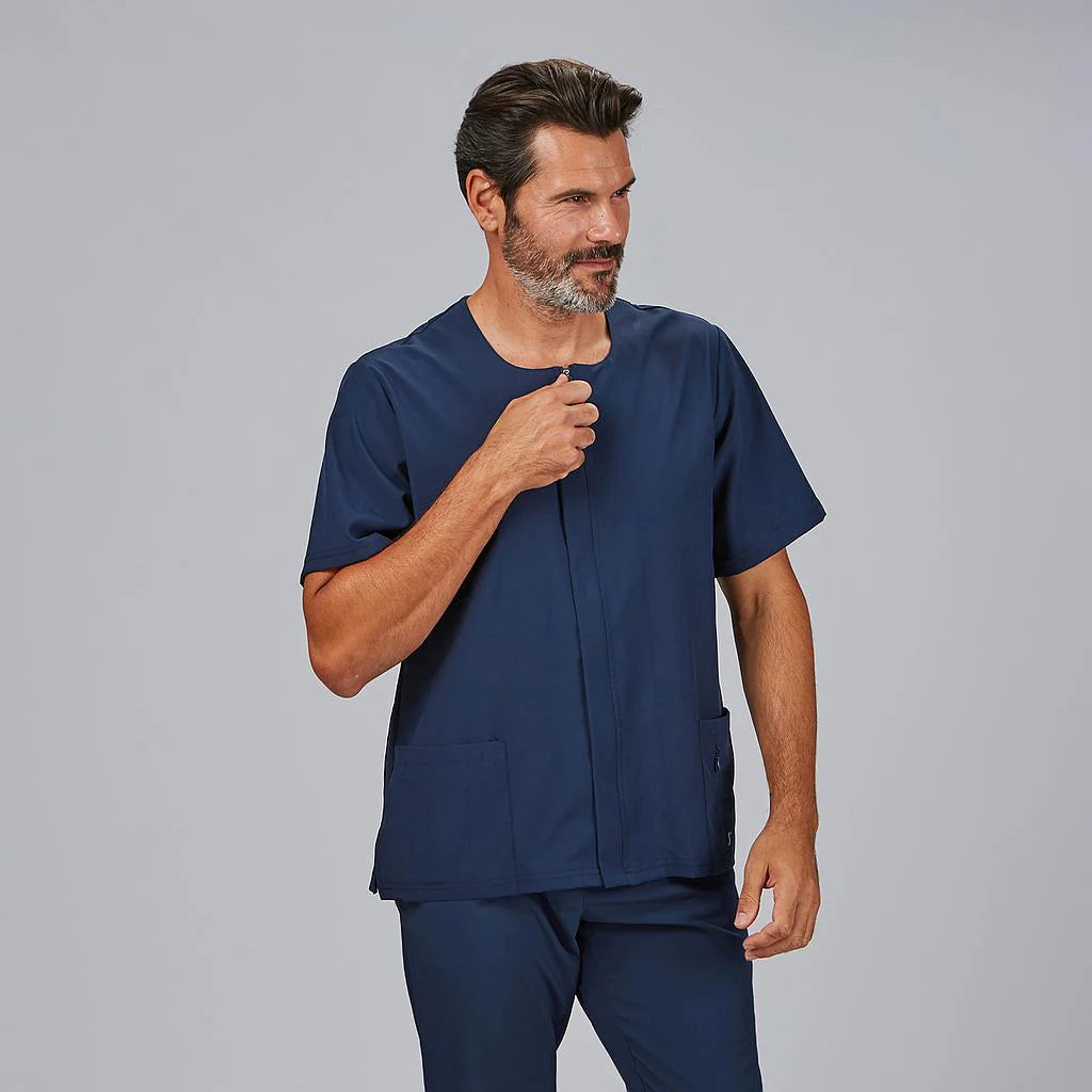 600101-104 - BLUSA HOMBRE CREMALLERA ESCOTE CAJA M/C JOAN MARINO