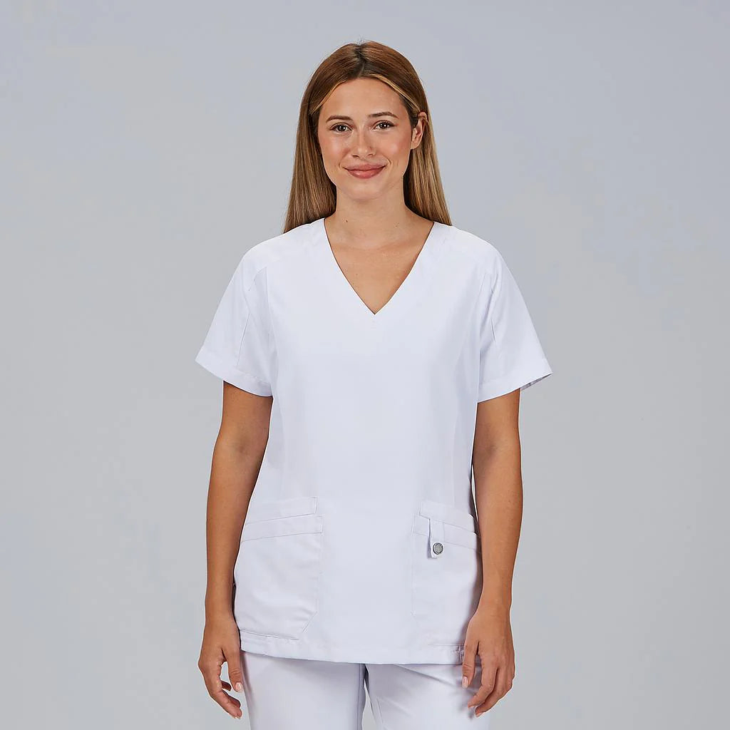 600114-101 - BLUSA MUJER M/RANGLAN RAQUEL BLANCO