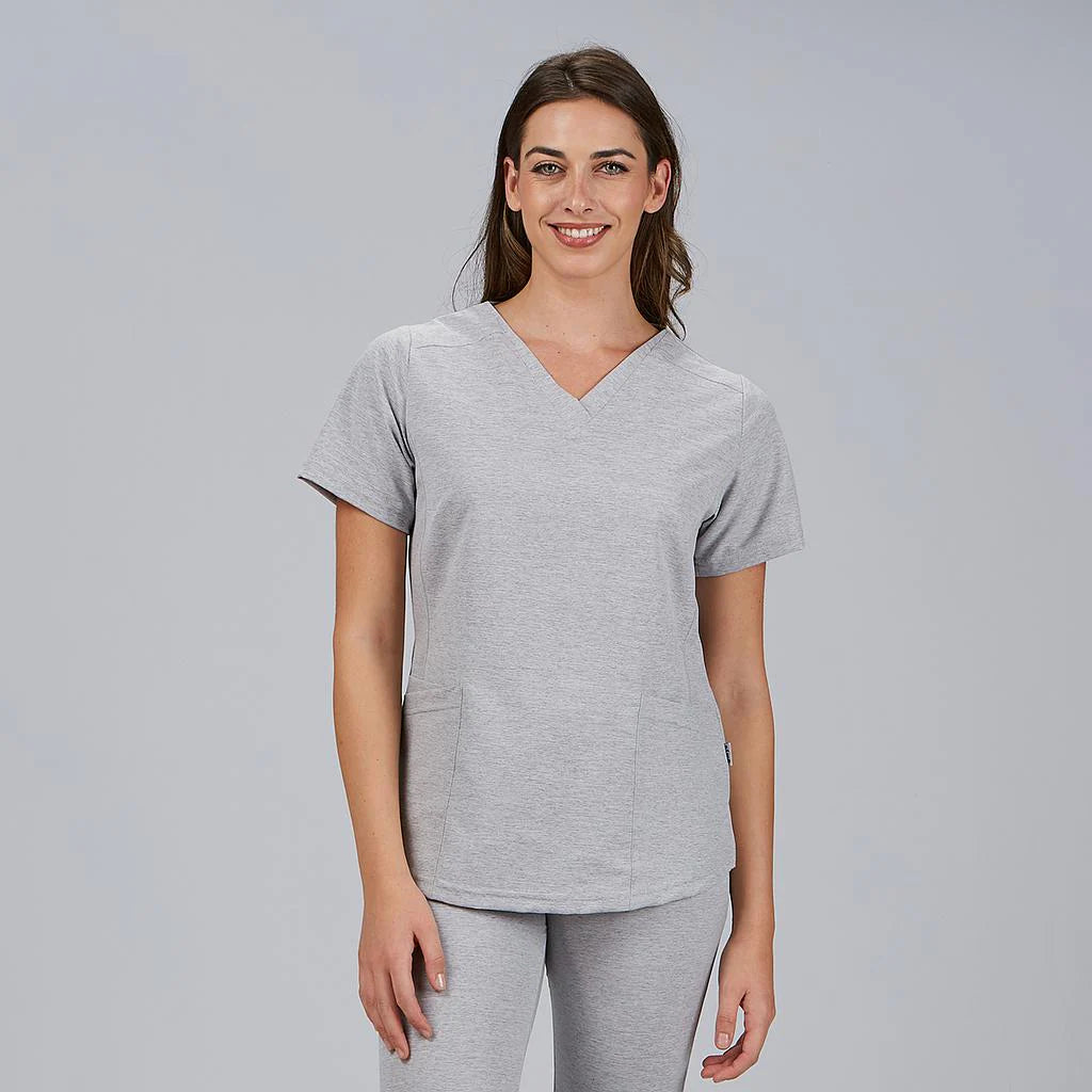 600121-117 - BLUSA MUJER M/C VIGORE IRINA GRIS PERLA
