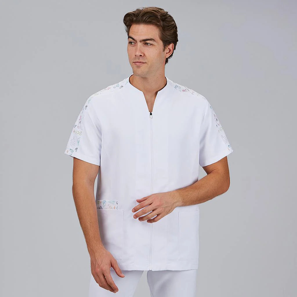 600126-101 - BLUSA HOMBRE CUELLO CHIMENEA M/C LIAM
