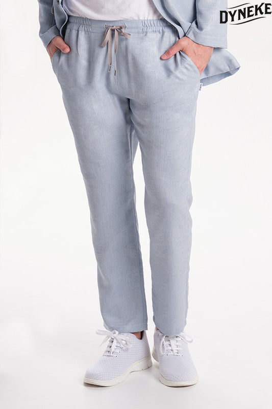 6006423 - Pantalón unisex celeste con cordón
