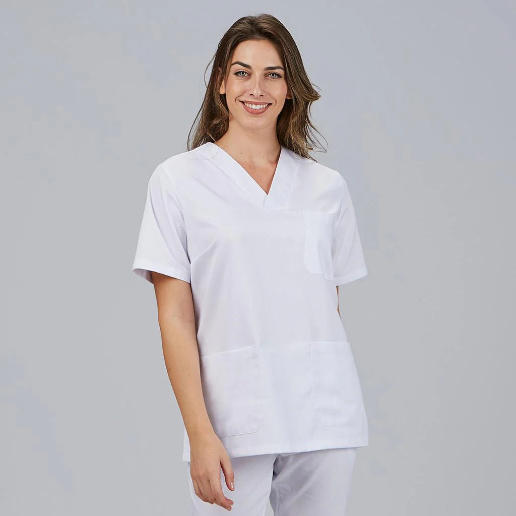 607201-101 - BLUSA MUJER SANITARIA M/C