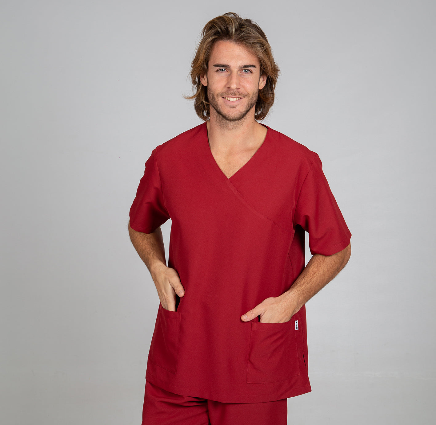 609600-112 - BLUSA UNISEX NEREA BURDEOS