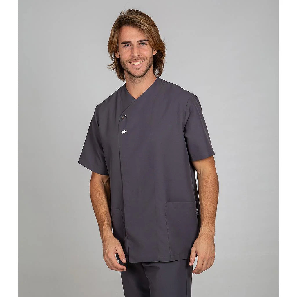 612500-139 - BLUSA HOMBRE HUGO GRIS MARENGO