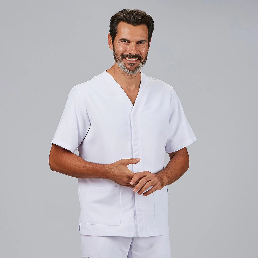 612600-101 - BLUSA HOMBRE PABLO BLANCO