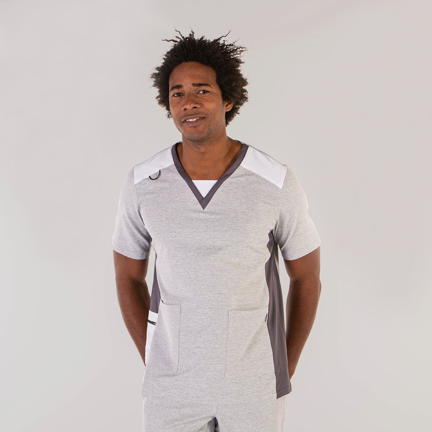 617800-117 - BLUSA HOMBRE FIDEL GRIS PERLA