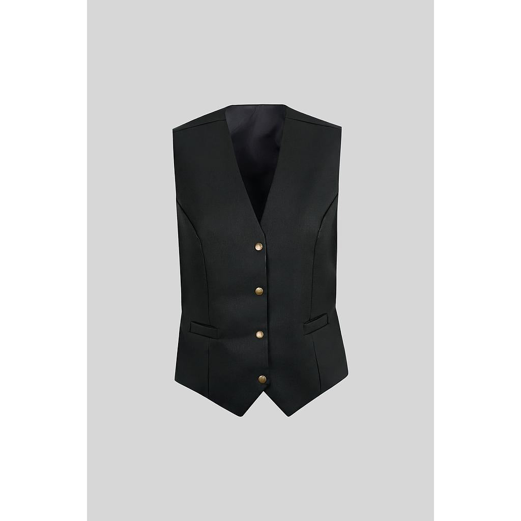 624177-07 - CHALECO MUJER C/PICO LUGANO NEGRO