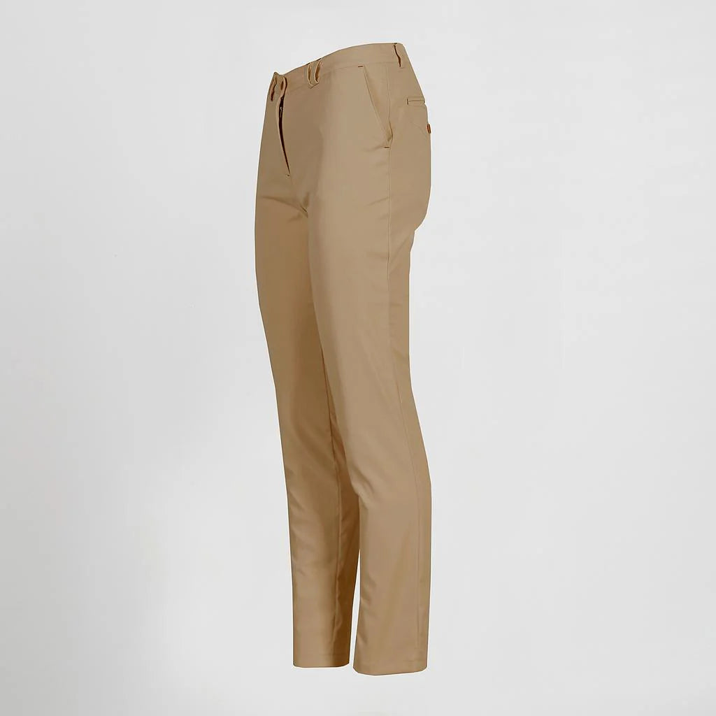 700028-151 - PANTALON MUJER CHINO T400 CAMEL