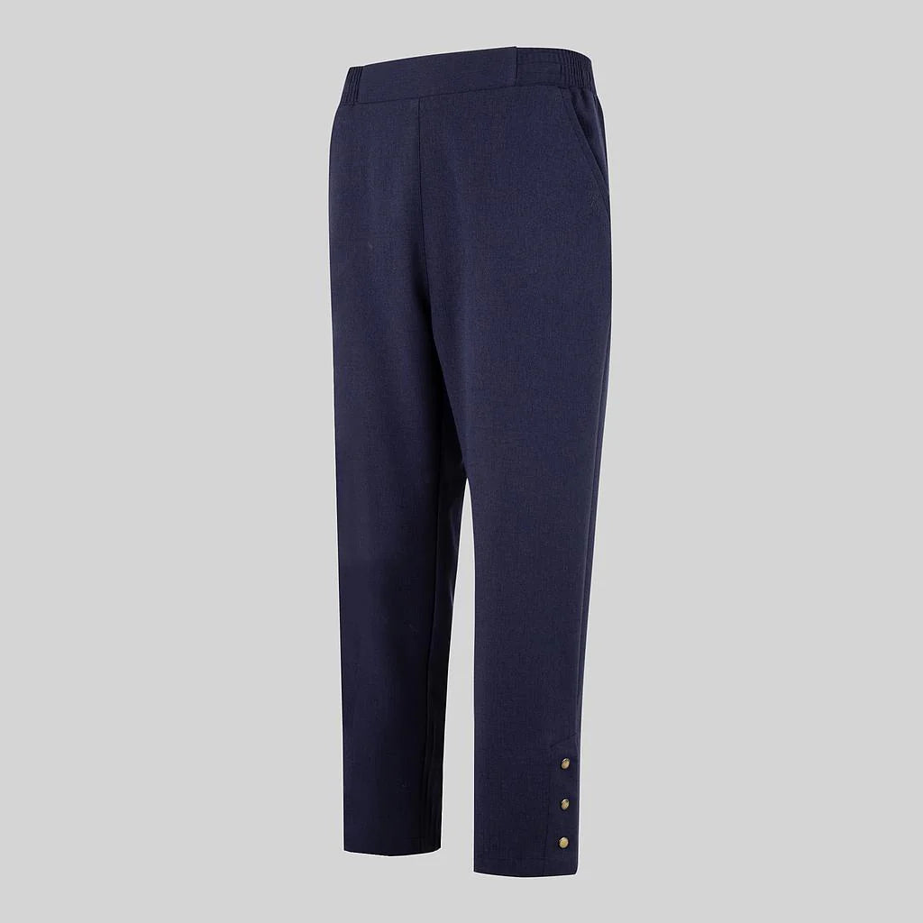 700051-104 - PANTALON PIRATA MUJER X.LINEN MARINO