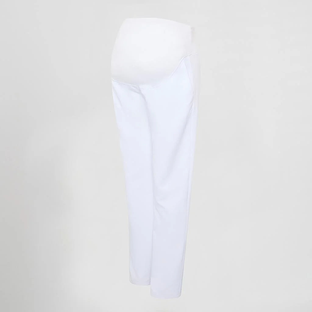 700058-101 - PANTALON PREMAMA MICROFIBRA BLANCO