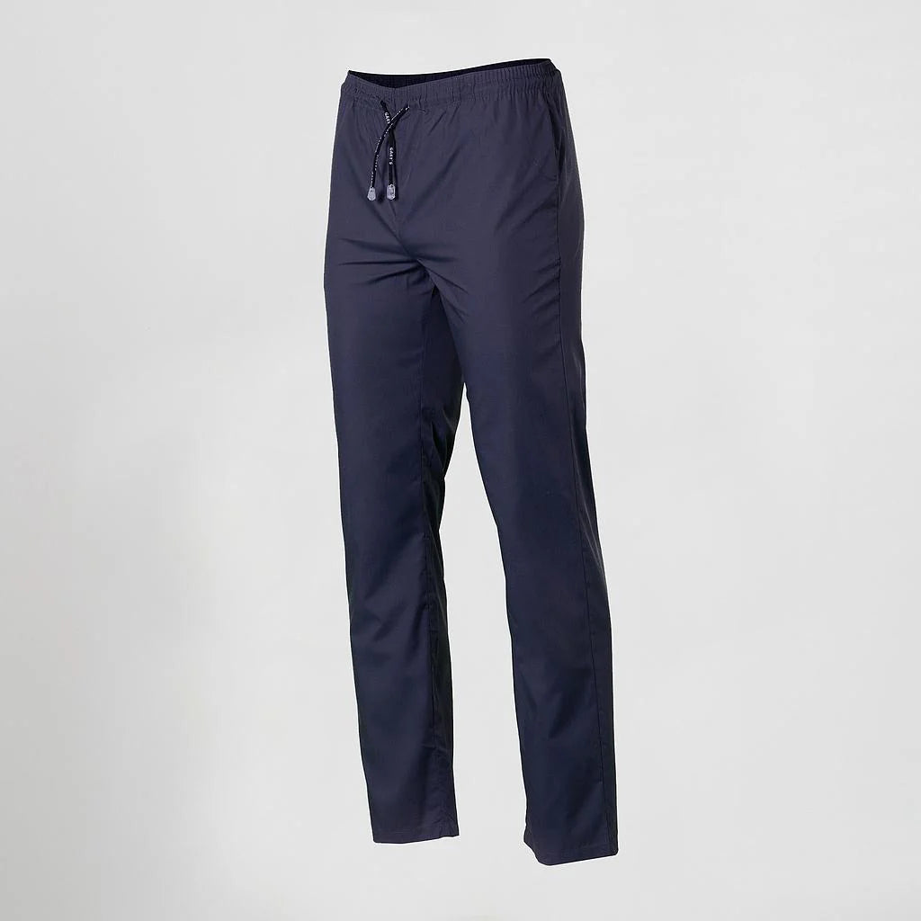 700700-753 - PANTALON UNISEX GOMA+CORDON EXTERIOR POPELIN GRIS MARENGO