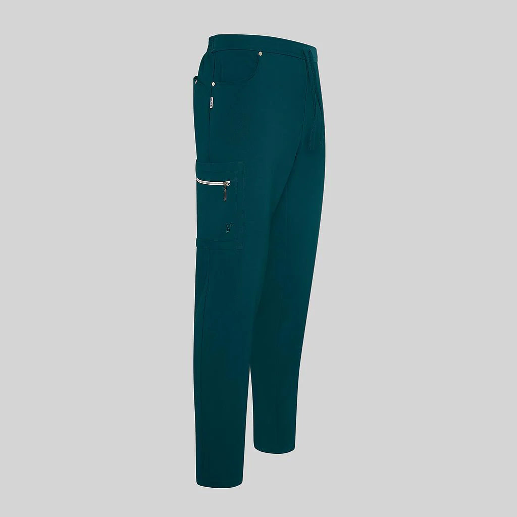 702900-145 - PANTALON UNISEX MULTIBOLSILLOS EXTRAFIBER VERDE PETRÓLEO