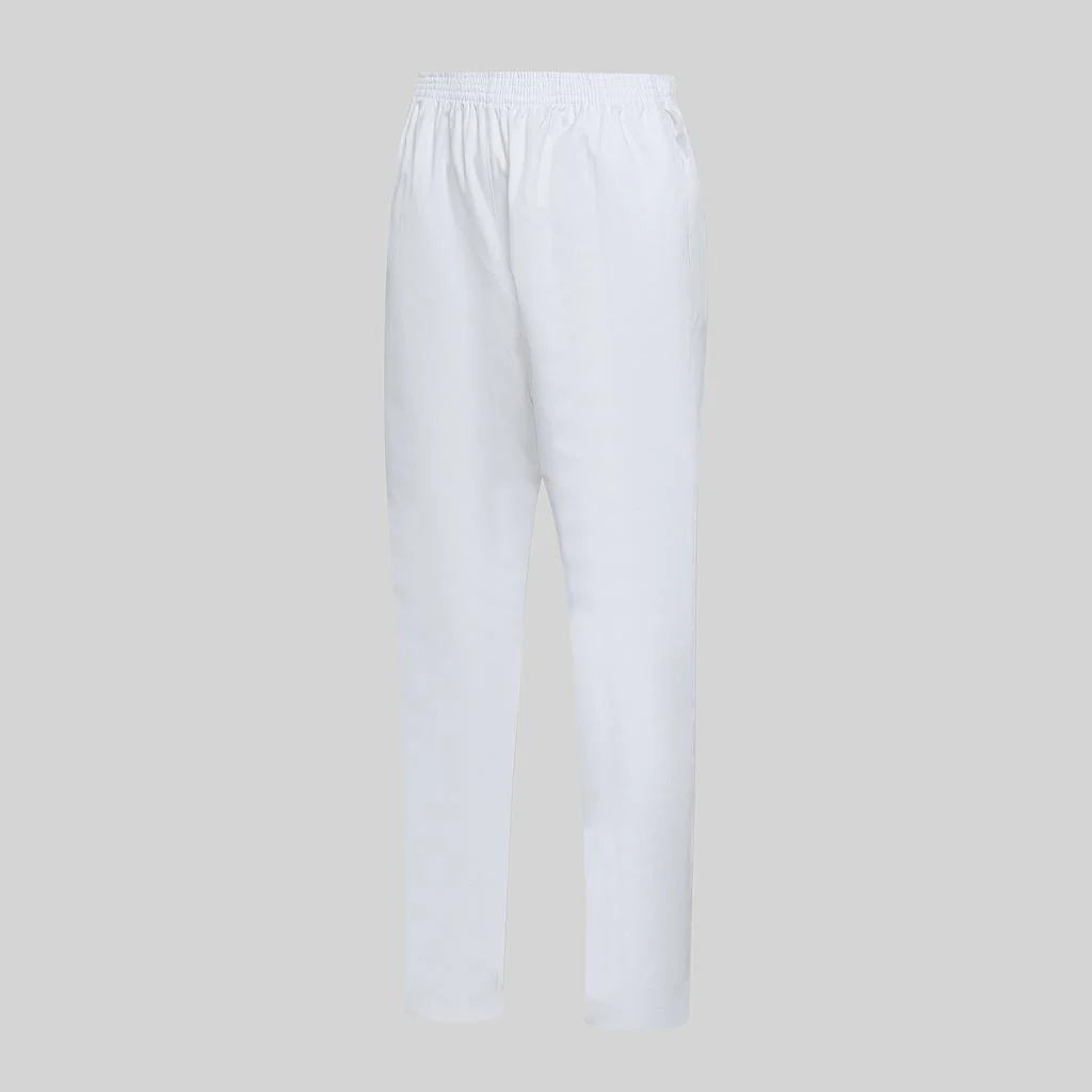 711101-101 - PANTALON SANITARIO SARGA BOLS. GOMA ENTERA BLANCO