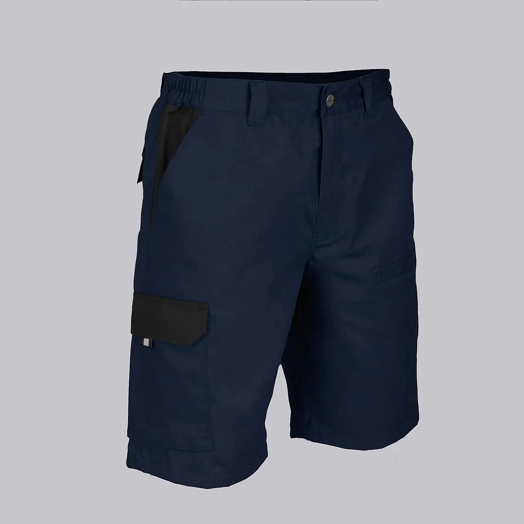 7503C1-159001 - BERMUDA UNISEX MULTIBOLSILLOS ELASTICA ARCE COMBINADA AZUL NAVY/NEGRO