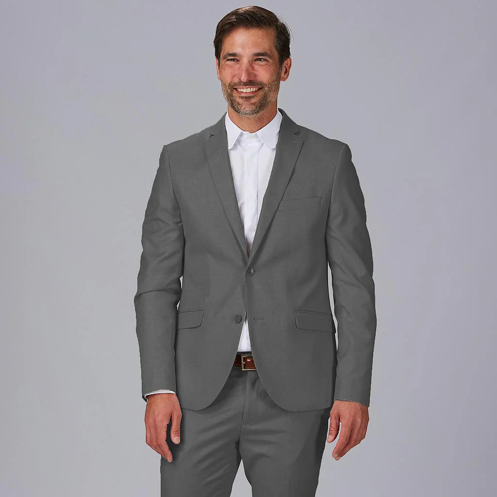 800045-109 - AMERICANA HOMBRE SIN FORRAR T400 GRIS