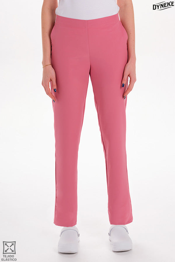 8046406 - Pantalón elástico rosa goma vista atrás
