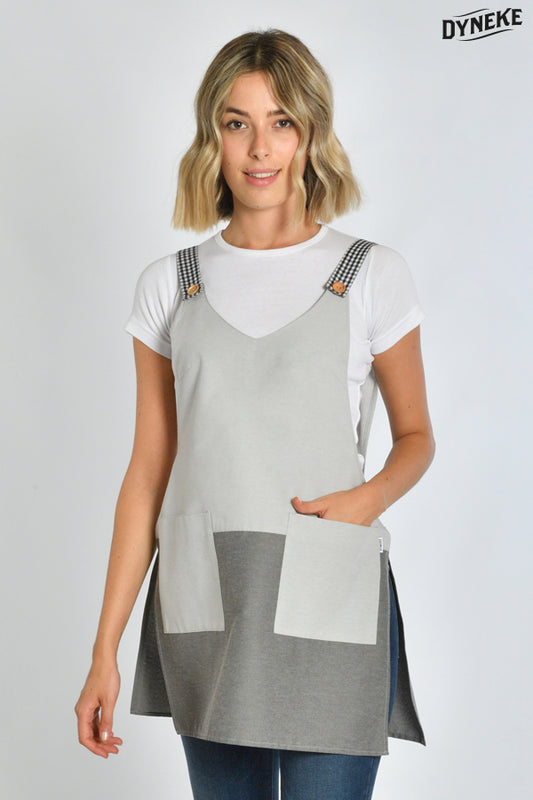 8076382 - Estola de comercio loneta gris