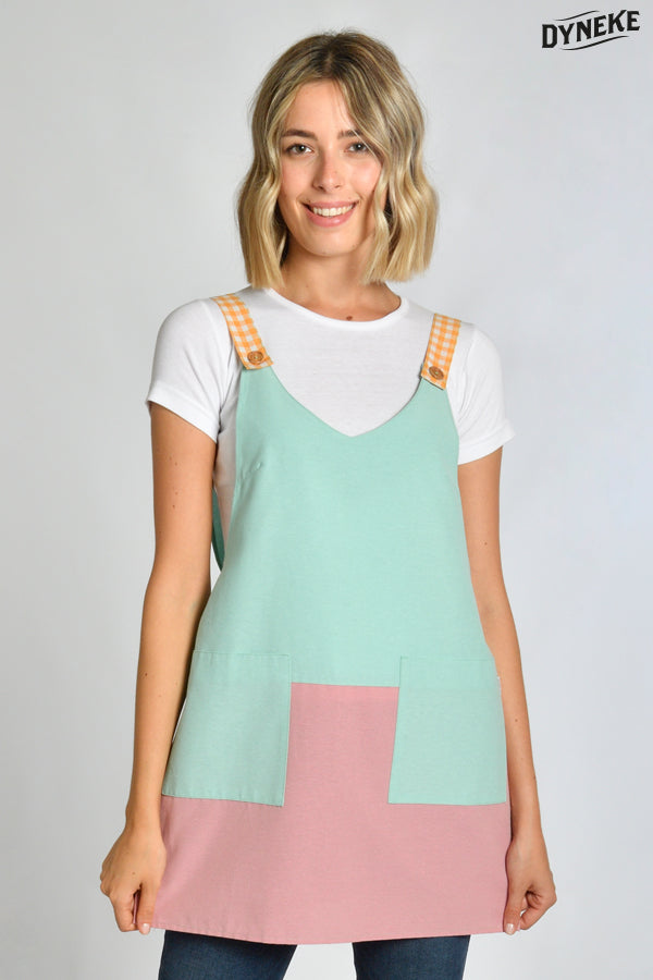 8076386 - Estola de comercio loneta rosa