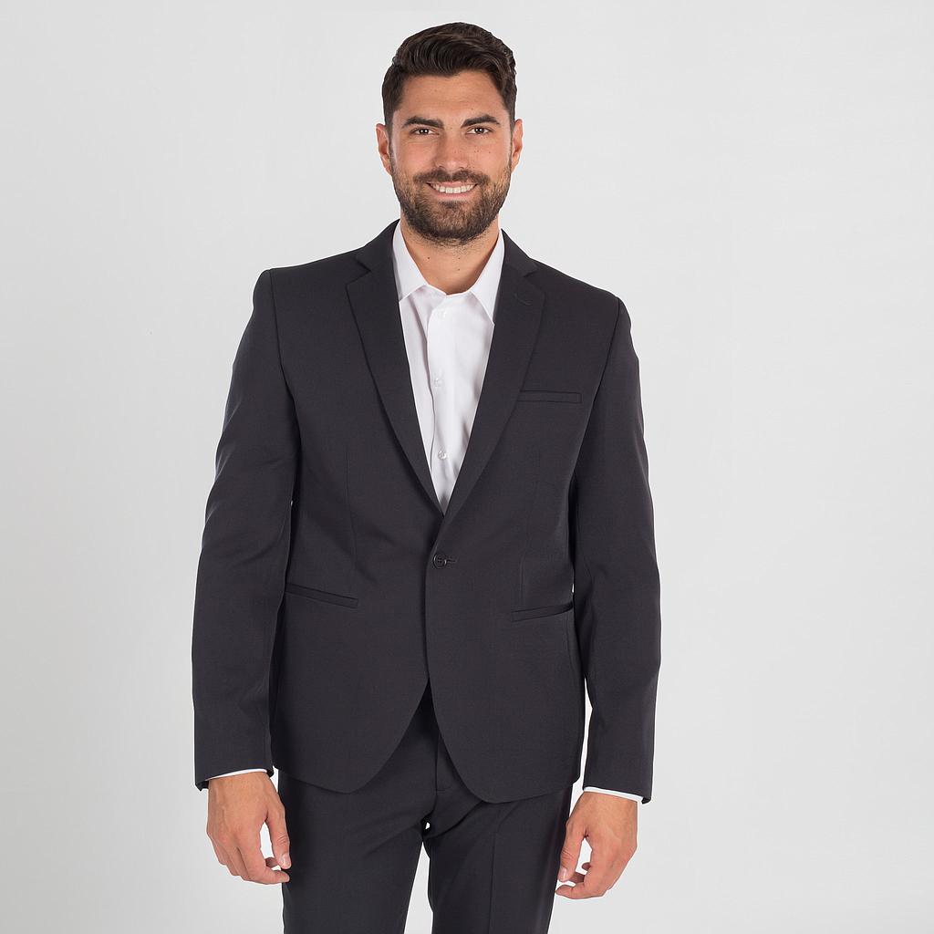 812100-139 - AMERICANA HOMBRE 1 BOTON SUPER SLIM TECNO GRIS MARENGO